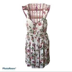 NWT! Forever 21 floral print summer mini dress s